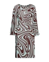 Camicettasnob Woman Midi Dress Light Green Size 8 Viscose, Elastane