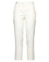 Jil Sander Woman Pants Ivory Size 2 Virgin Wool In White