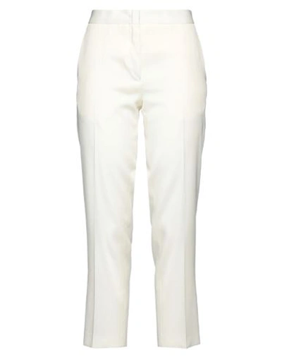 Jil Sander Woman Pants Ivory Size 2 Virgin Wool In White