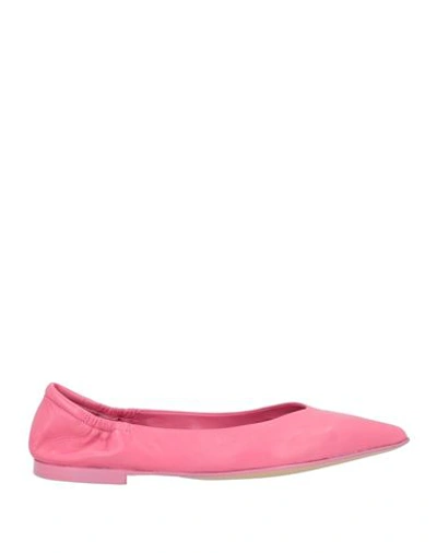 Pomme D'or Woman Ballet Flats Pink Size 7 Soft Leather