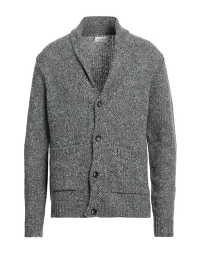 Bellwood Man Cardigan Lead Size 42 Alpaca Wool, Synthetic Fibers, Wool, Acrylic, Silk In Grey