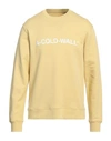 A-cold-wall* Man Sweatshirt Mustard Size Xl Cotton In Yellow