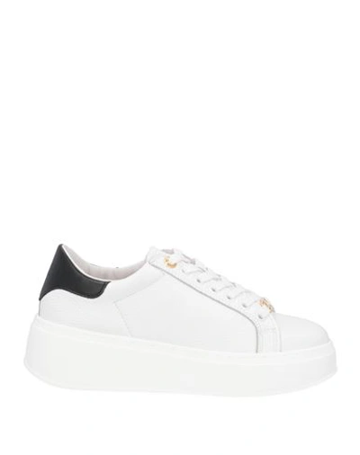 Twinset Leather Sneaker In White
