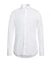 GUGLIELMINOTTI GUGLIELMINOTTI MAN SHIRT WHITE SIZE 17 COTTON