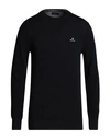 Gant Man Sweater Midnight Blue Size Xl Cotton In Blue