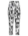 Brand Unique Woman Pants Black Size 3 Polyester, Elastane In Black