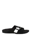 Moma Woman Sandals Black Size 8.5 Leather