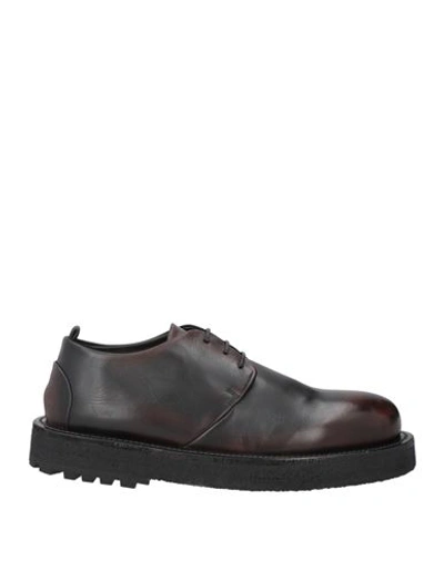 Marsèll Man Lace-up Shoes Dark Brown Size 9 Calfskin