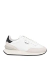 TWINSET TWINSET WOMAN SNEAKERS WHITE SIZE 5 SOFT LEATHER
