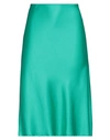 Camicettasnob Woman Midi Skirt Green Size 6 Viscose, Elastane