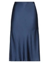 Camicettasnob Woman Midi Skirt Navy Blue Size 4 Viscose, Elastane