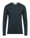 Daniele Fiesoli Man Sweater Navy Blue Size Xxl Mulberry Silk