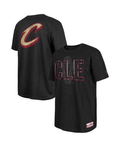New Era Men's  Black Cleveland Cavaliers 2023/24 City Edition Elite Pack T-shirt