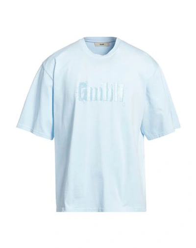 Gmbh Man T-shirt Sky Blue Size Xl Organic Cotton