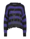 VISION OF SUPER VISION OF SUPER WOMAN SWEATER PURPLE SIZE S ACRYLIC, POLYAMIDE, MOHAIR WOOL, WOOL