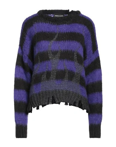 Vision Of Super Woman Sweater Purple Size S Acrylic, Polyamide, Mohair Wool, Wool