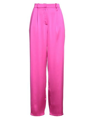 Actualee Woman Pants Fuchsia Size 8 Polyester In Pink