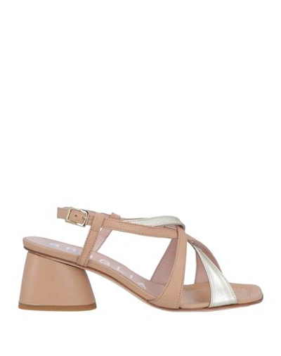 Bruglia Sandals In Beige