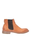MOMA MOMA MAN ANKLE BOOTS TAN SIZE 8 LEATHER