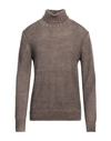 Bellwood Man Turtleneck Khaki Size 42 Acrylic, Alpaca Wool, Wool, Viscose In Beige
