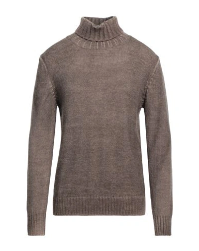 Bellwood Man Turtleneck Khaki Size 40 Acrylic, Alpaca Wool, Wool, Viscose In Beige