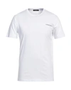 Costume National Man T-shirt White Size Xl Cotton