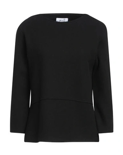 Niū Woman Sweater Black Size S Virgin Wool, Polyamide