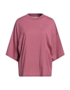 Tela Woman T-shirt Pastel Pink Size S Cotton