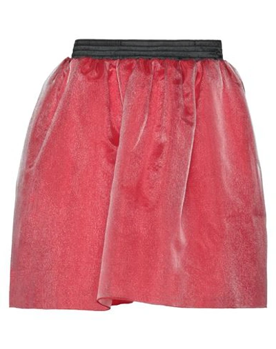 Francesca & Veronica Feleppa Woman Mini Skirt Red Size S Polyester