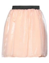 Francesca & Veronica Feleppa Feleppa Woman Mini Skirt Salmon Pink Size S Polyester