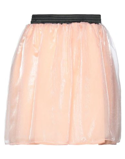 Francesca & Veronica Feleppa Woman Mini Skirt Salmon Pink Size S Polyester