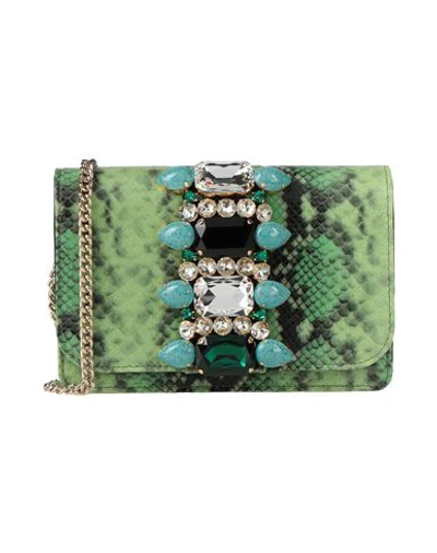Gedebe Woman Cross-body Bag Light Green Size - Leather