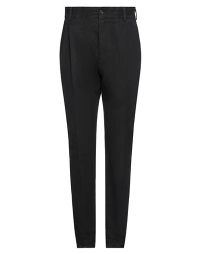 Dolce & Gabbana Man Pants Black Size 38 Cotton, Elastane