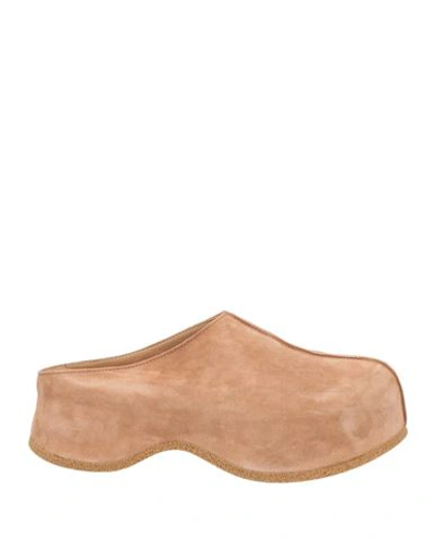 Moma Woman Mules & Clogs Sand Size 6 Leather In Beige