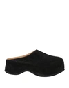 Moma Woman Mules & Clogs Black Size 9 Leather