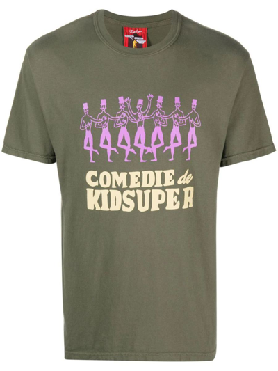 Kidsuper Logo-print Cotton T-shirt In Multicolour