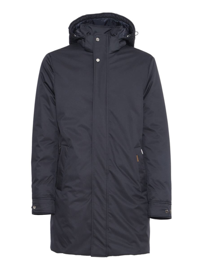 Moorer Vermont Down Jacket In Azul Oscuro