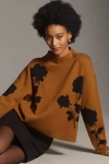 Maeve The Carys Mock-neck Sweater By  In Brown