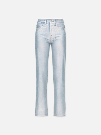 Frame Le Jane Crop High Rise Jeans In Blue