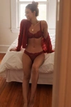 Journelle Isabel Lace Bikini Briefs In Red