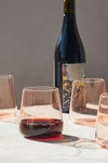 Anthropologie Morgan Stemless Wine Glasses, Set Of 4 In Multi