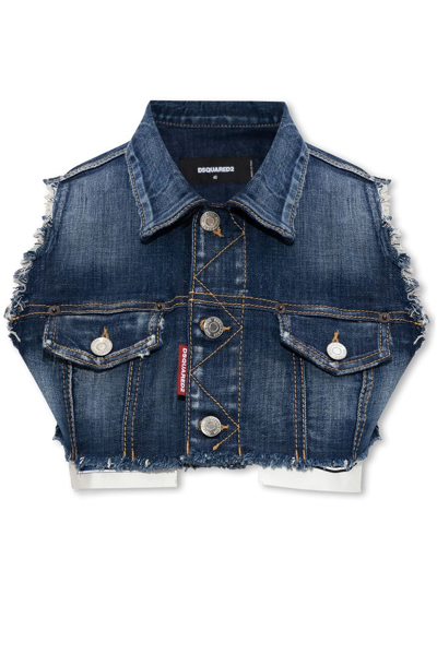 Dsquared2 Frayed In Blue