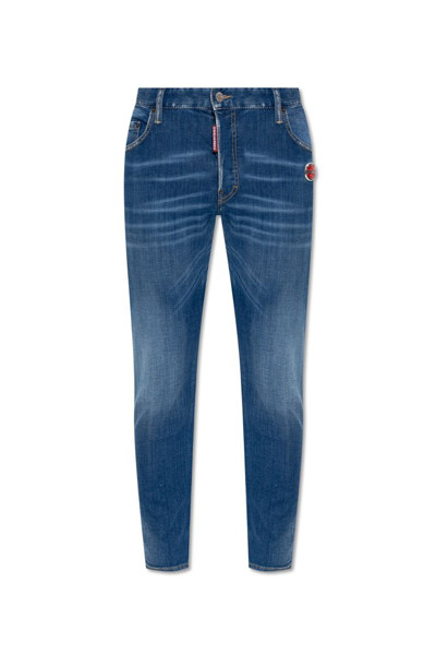Dsquared2 Cool Girl Slim-leg Jeans In Blue