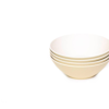 Bamboozle 4-piece Blate Salad Bowl Set (8-inch) In Yellow