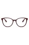 DOLCE & GABBANA 54MM BUTTERFLY OPTICAL GLASSES