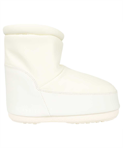 Moon Boot Icon Low Logo Printed Boots In White