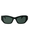 Balenciaga Eyewear Rectangular Frame Sunglasses In 004 Green Green Green