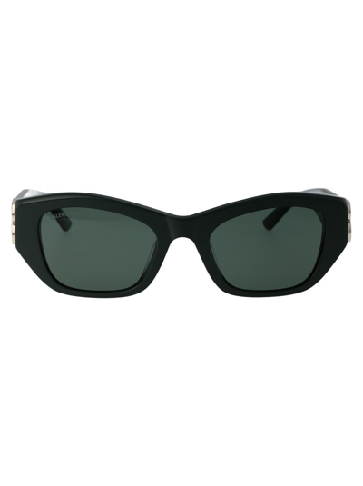 Balenciaga Sunglasses In 004 Green Green Green