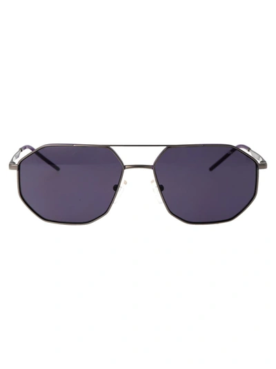 Ea7 Emporio Armani Sunglasses In 30031a Matte Gunmetal