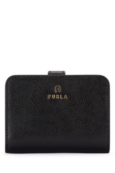 Furla Camelia S Compact Wallet Black In Nero